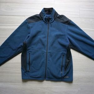 REI Co-op classic Groundbreaker Fleece Jacket Zip Pockets Blue Men's Large
